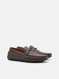 PEDRO Robert Leather Driving Shoe-Dark Brown