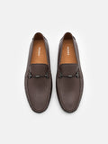 PEDRO Robert Leather Driving Shoe-Dark Brown