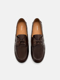 PEDRO Leather Boat Shoes - Brown
