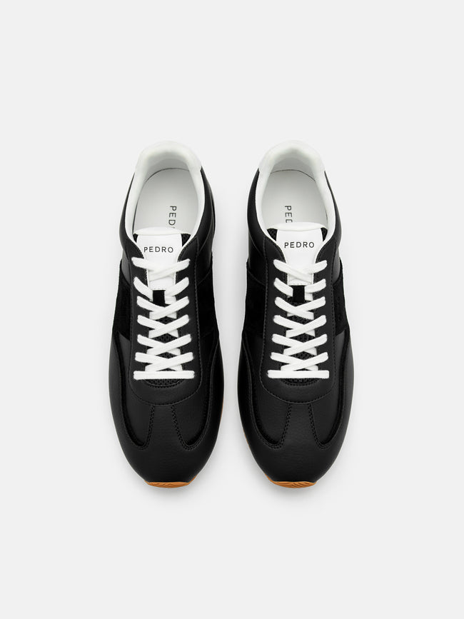 PEDRO Lewis Suede Sneakers - Black