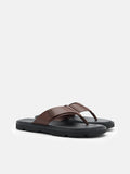 PEDRO Thong Sandals - Dark Brown