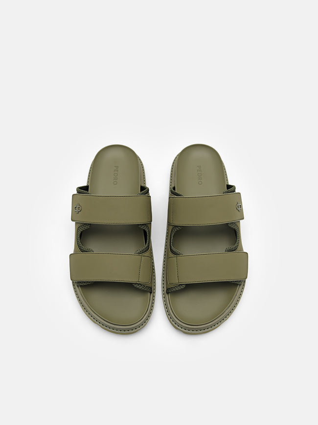 PEDRO Bryson Strap Sandals - Military Green