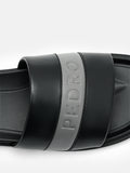 PEDRO Banded Slide Sandals - Black