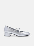 PEDRO Sonoya Mary Jane Pumps - Silver