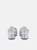 PEDRO Sonoya Mary Jane Pumps - Silver