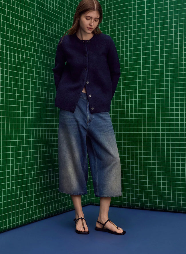 CHARLES & KEITH Chain-Link Thong Sandals_Black