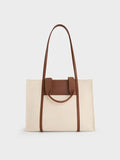 Shalia Canvas Tote Bag _Beige Canvas
