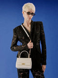 CHARLES & KEITH Lennie Chain-Strap Top Handle Bag_Cream