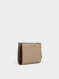 CHARLES & KEITH Women Everleigh Wallet - Taupe -Taupe