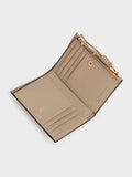 CHARLES & KEITH Women Everleigh Wallet - Taupe -Taupe