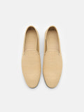 PEDRO Woven Raffia Loafers-Sand