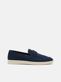 PEDRO Icon Suede Loafers - Navy