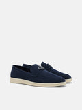 PEDRO Icon Suede Loafers - Navy