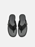 PEDRO Buckle Thong Sandals - Black