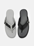 PEDRO Buckle Thong Sandals - Grey