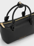 CHARLES & KEITH Women Sammie Knotted-Handle Tote Bag_Black