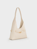 Arlet Metallic-Accent Belted Hobo Bag_Cream