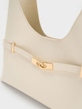 Arlet Metallic-Accent Belted Hobo Bag_Cream