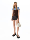 CHARLES & KEITH Women Arya Braided-Chain Crossbody Bag -Cream