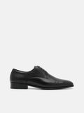 PEDRO Leather Derby Shoes- Black