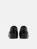 PEDRO Leather Derby Shoes- Black
