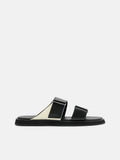 PEDRO Velcro Slide Sandals- Black