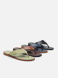 PEDRO Buckle Thong Sandals- Navy