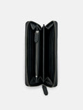 PEDRO Embossed Leather Long Wallet-Black