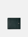 PEDRO Oliver Leather Bi-Fold Flip Wallet- Dark Green
