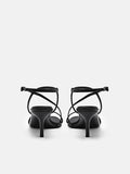 PEDRO Strappy Heel Sandals- Black