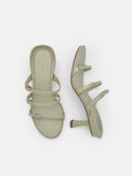 PEDRO Helix Heel Sandals- Olive
