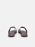PEDRO Jatte Leather Sandals- Dark Brown