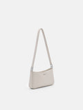 PEDRO Jatte Leather Crossbody Pouch- Chalk