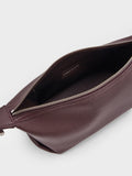 CHARLES & KEITH Women Larsen Buckle-Strap Slouchy Shoulder Bag_Plum