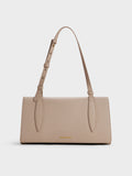 CHARLES & KEITH Women Allyn Shoulder Bag_Taupe