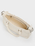 CHARLES & KEITH Women Antonella Chain Tote Bag_Cream