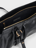 CHARLES & KEITH Women Britton Elongated Shoulder Bag_Black