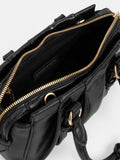 CHARLES & KEITH Women Britton Top Handle Tote Bag_Black