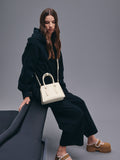 CHARLES & KEITH Women Allyn Structured Trapeze Tote Bag_Cream