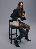 CHARLES & KEITH Women Allyn Structured Trapeze Tote Bag_Taupe