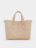 CHARLES & KEITH Women Shania Tote Bag_Dusted Oat