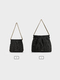 CHARLES & KEITH Women Duo Chain-Handle Two-Way Backpack_Black