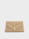 CHARLES & KEITH Women Lilibet Chain-Strap Bag_Nutmeg Beige