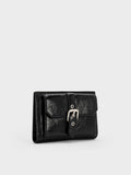 CHARLES & KEITH Women Blaise Grommet-Belt Wallet_Noir