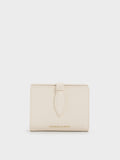 CHARLES & KEITH Women Allyn Small Wallet_Cream