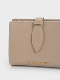 CHARLES & KEITH Women Allyn Small Wallet_Taupe