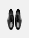 PEDRO Patent Leather Derby Shoes - Black