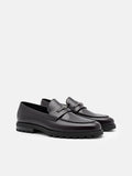 PEDRO Leather Loafers - Mahogany