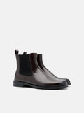 PEDRO Chace Leather Chelsea Boots- Dark Brown