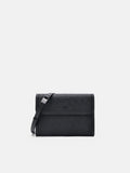 Pedro Leather Clutch Bag- Black